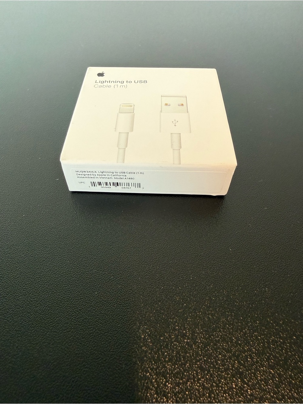 Apple Lightning to USB Cable (1 m) - White Retail Box